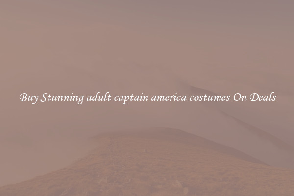 Buy Stunning adult captain america costumes On Deals