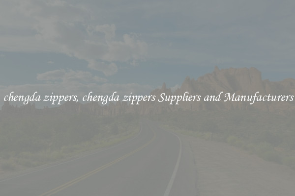 chengda zippers, chengda zippers Suppliers and Manufacturers