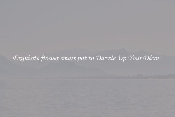 Exquisite flower smart pot to Dazzle Up Your Décor  