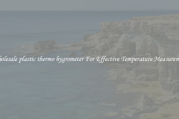 Wholesale plastic thermo hygrometer For Effective Temperature Measurement