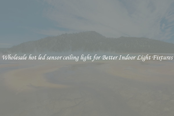 Wholesale hot led sensor ceiling light for Better Indoor Light Fixtures