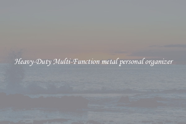 Heavy-Duty Multi-Function metal personal organizer
